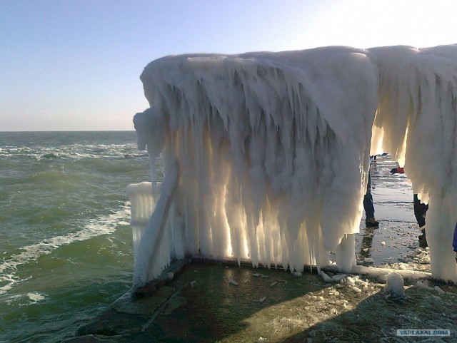 Черное море... замерзло!