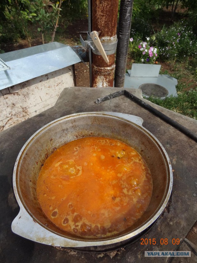 Готовим на даче. Сырне было.