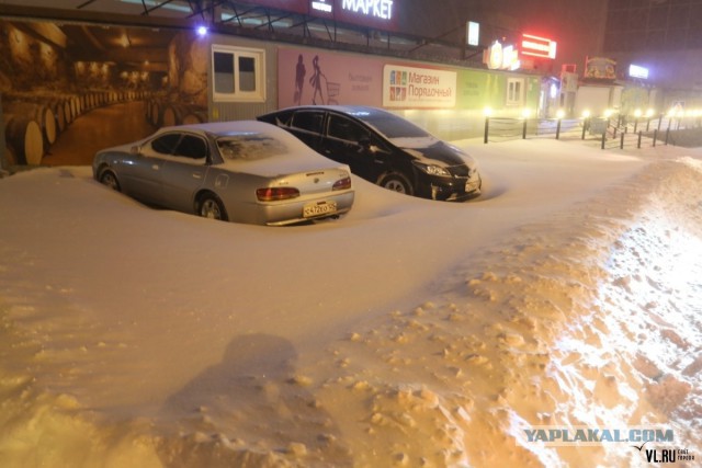 А во Владивостоке снова снежок