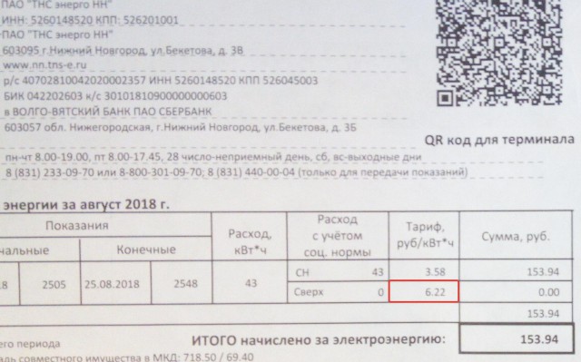 В России могут ввести норму энергопотребления