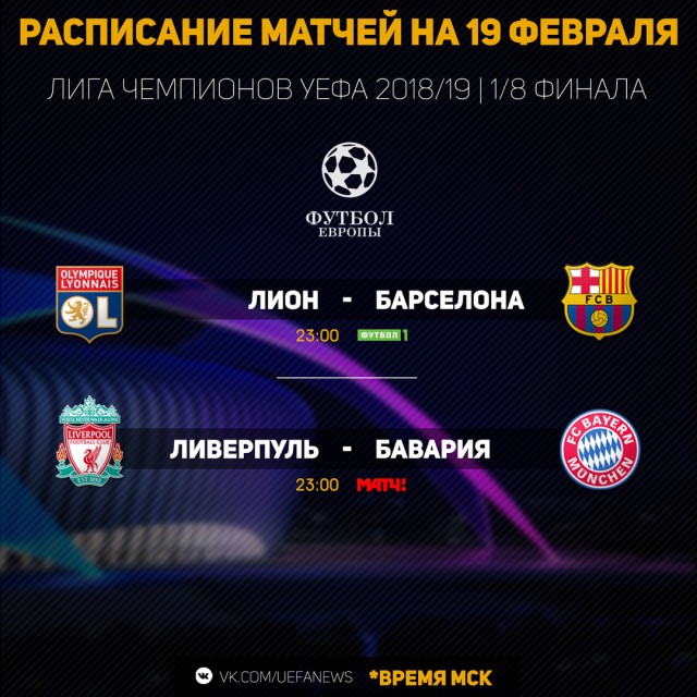 Champions League Сезон 2018/2019 Часть 1