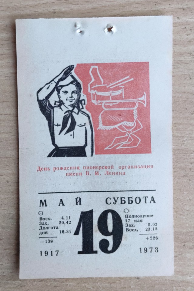 19 мая - День пионерии
