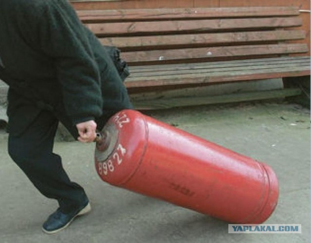 Применение газового баллончика