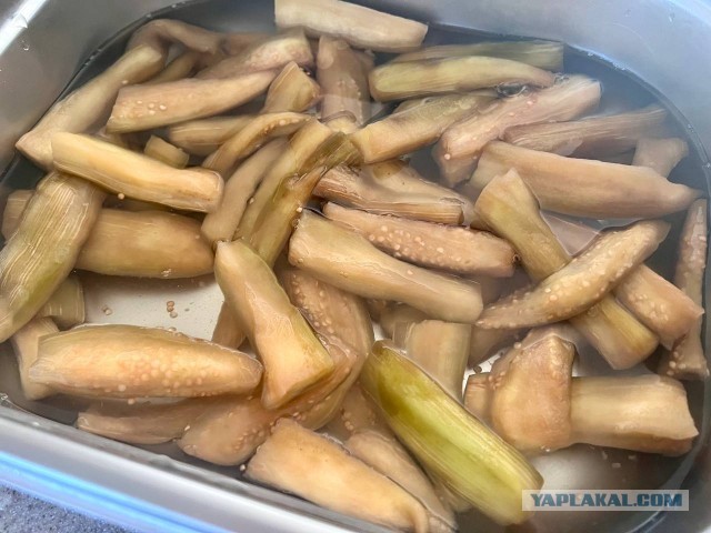 Быстрые кимчи из баклажанов