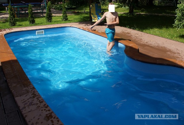 Бассейн на даче