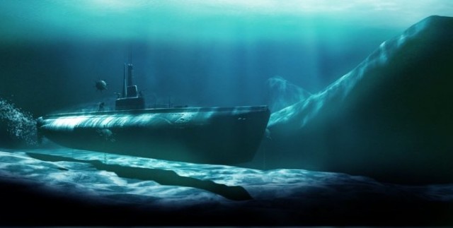 Как глубоко должна находиться подводная лодка, дабы укрыться от шторма
