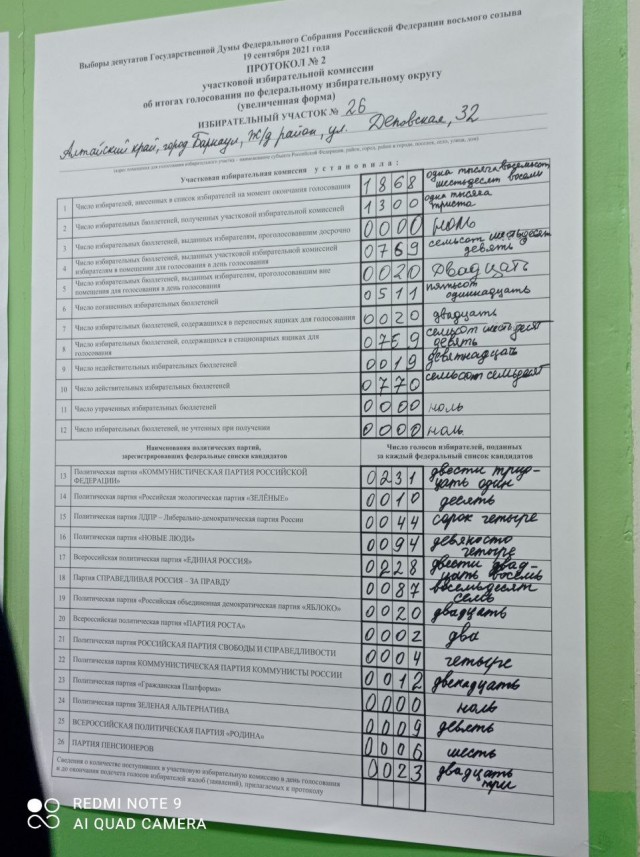 А ты, проголосовал?