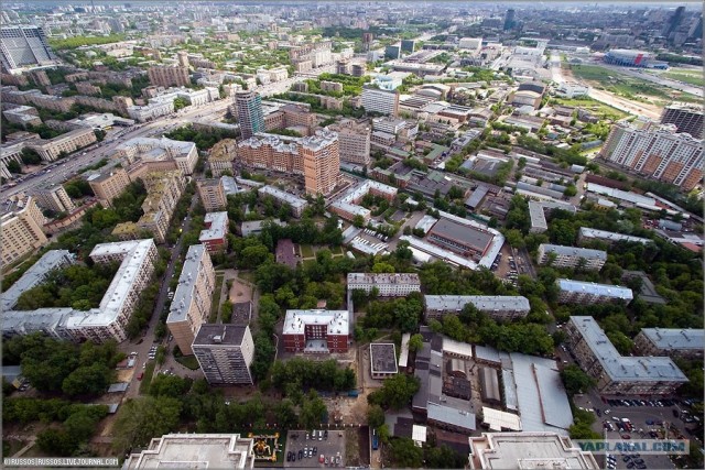 Москва с высоты птичьего полета