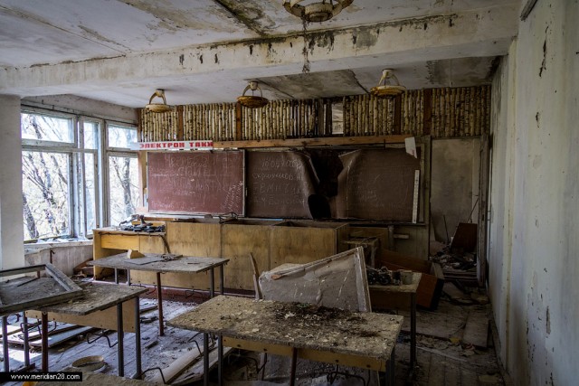 Зона отчуждения. Полесский радиационно-экологический заповедник. д.Погонное (Хойникский р-н, Гомельская обл)
