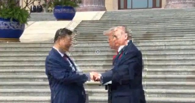 Си Цзиньпин не дал Трампу перетянуть рукопожатие на себя на встрече в Пекине