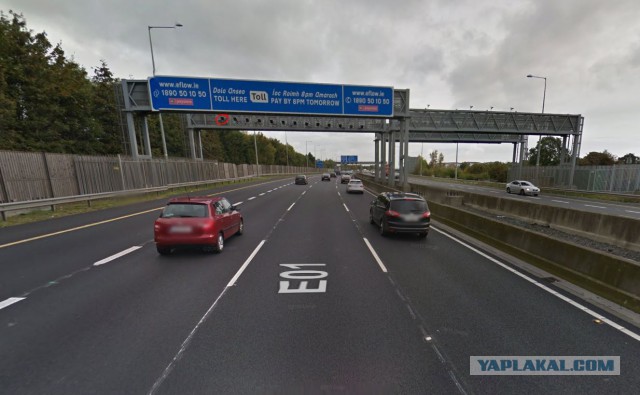 Правильный проезд терминала оплаты на платный участок М4