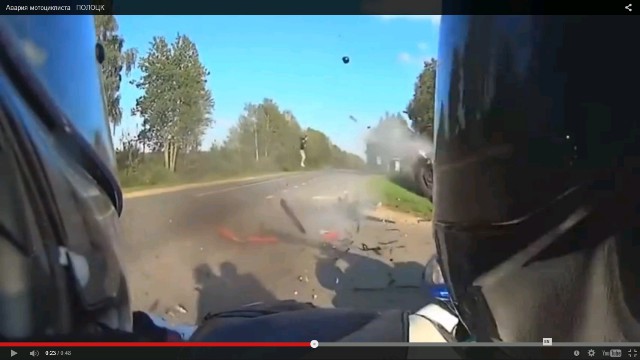 Пассажирка мотоцикла скончалась от травм, полученных в страшном ДТП под Полоцком