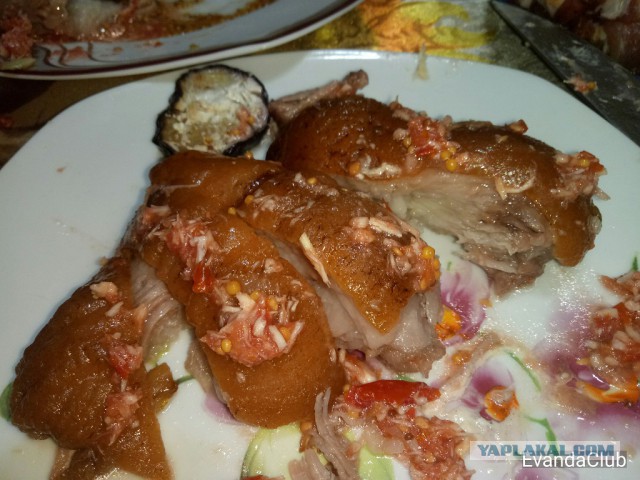 Рулька по-японски