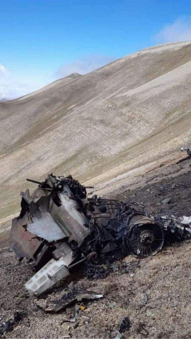 Турецкий истребитель сбил Су-25 ВВС Армении
