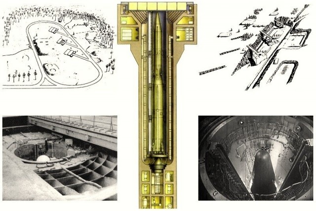 Взорванный в 70-х комплекс группового старта ядерных ракет 551-го РП