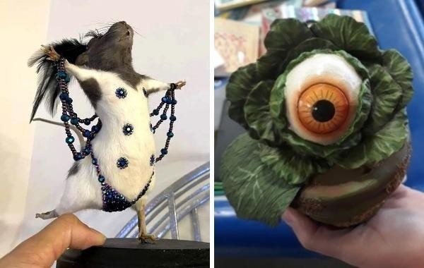 15 чудаковатых вещей, найденных на барахолке, которым самое место в галерее, а не на полке