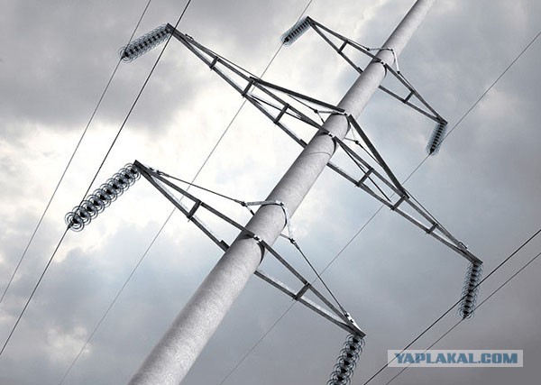 Украинцы взорвали две электроопоры