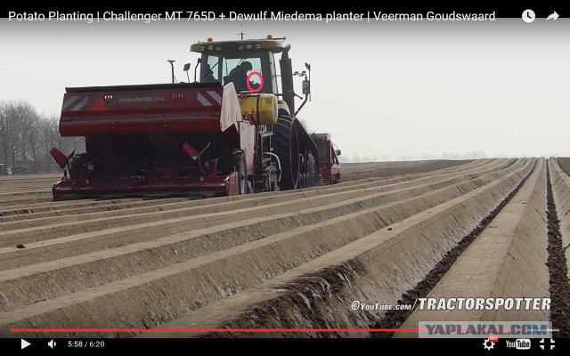 Бездушная посадка картошки