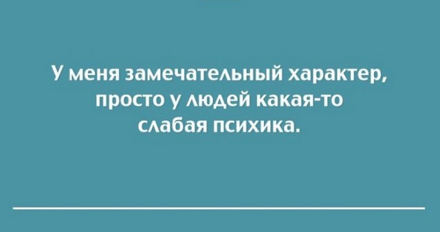 Наконец-то. Я нашел наиточнейшую характеристику себя