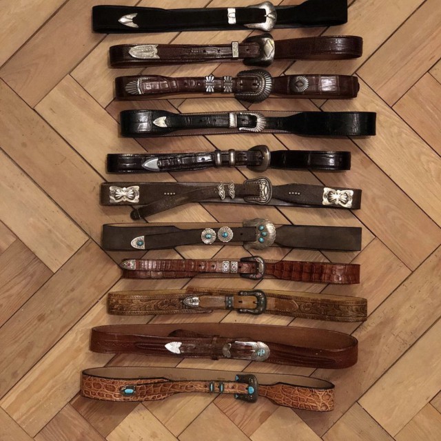 Как это сделано. Мужской брутальный ремень с пряжкой типа Hoof Pick.