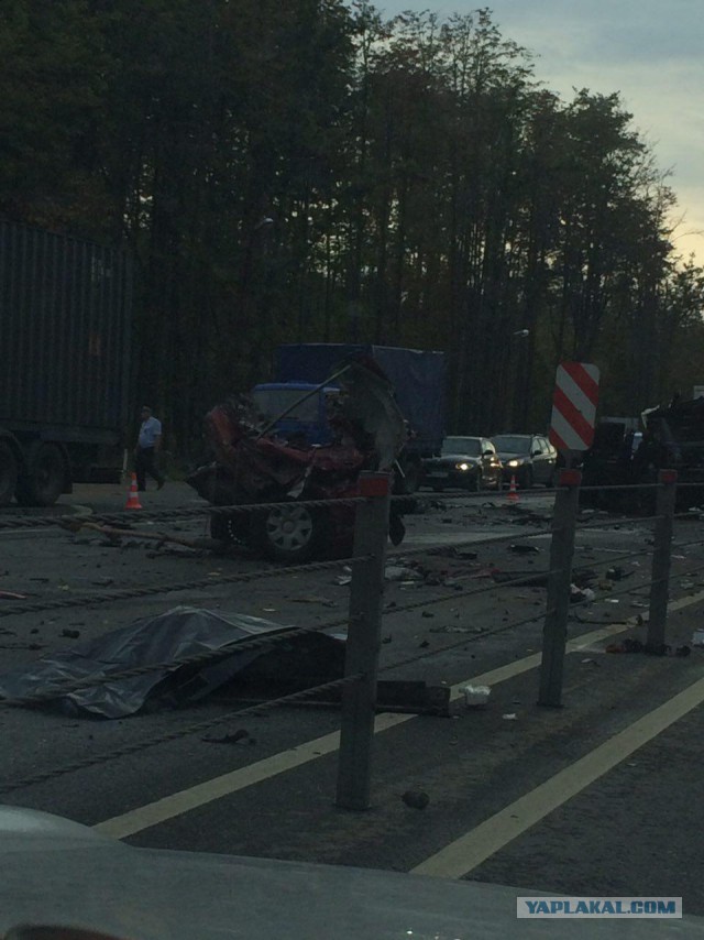 Последствия аварии на Минском шоссе 11.09.2018 жесть