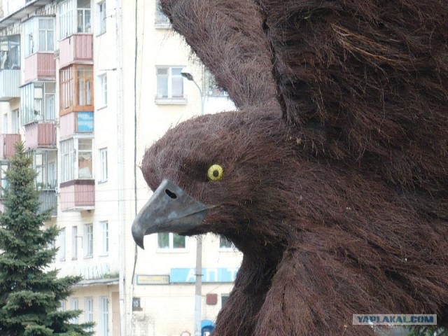 Гигантский орел в городе Орле
