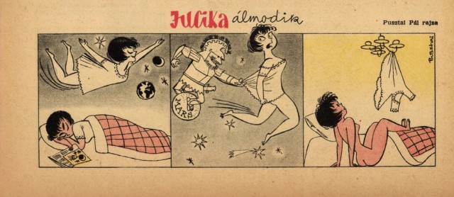 Юцика (Jucika) – ретро-комиксы о неунывающей девушке, к которой ревновала своего мужа жена художника