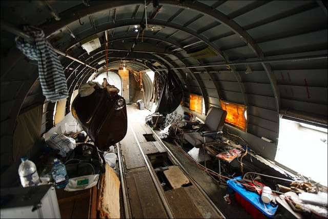 Восстановление Ил-14Т на Тушинском аэродроме