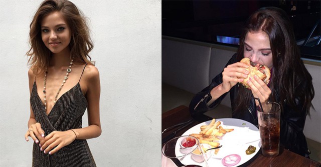 «Привет, анорексия»: модель Алеся Кафельникова на самом деле любит бургеры
