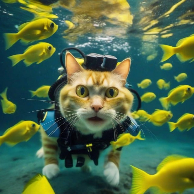 Удивительные приключения котиков в нейросети. К котовторнику