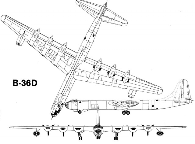Редкие самолеты. B-36 Peacemaker