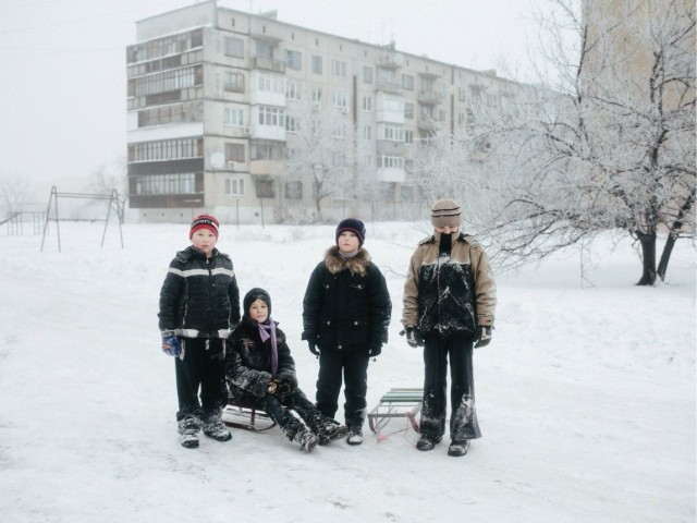 Зимние катания на санках в СССР