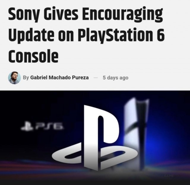 Sony официально подтвердила разработку PlayStation 6