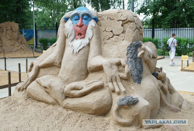 Песочные скульптуры (парк Сокольники 2014)