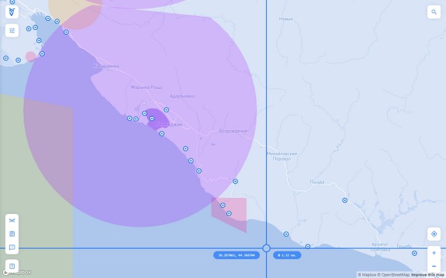 Карта бесполетных зон россии