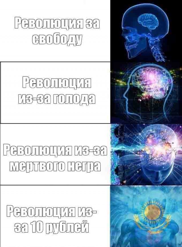 Революция охватила уже весь Казахстан