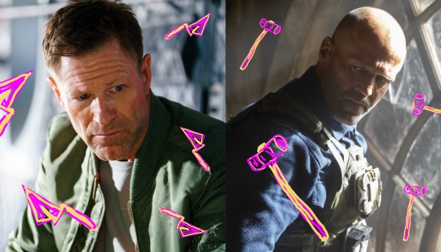 Они сошлись, прораб и камень