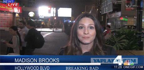 Необычный нарушитель прямого эфира