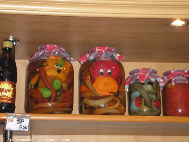 Креатив по-украински: Маринованное зверьё