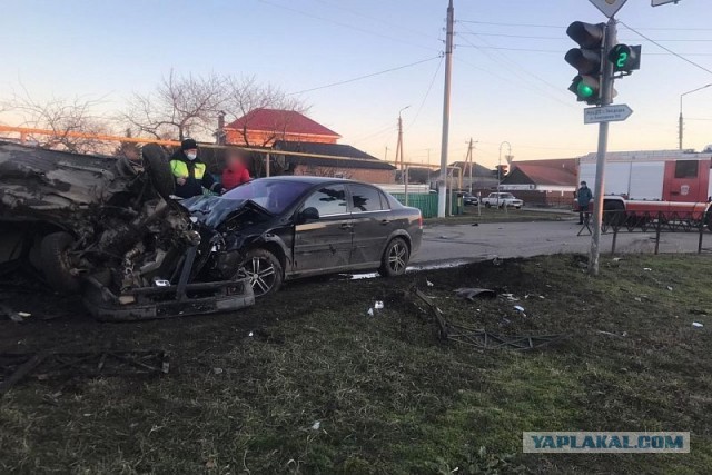 В Краснодарском крае пьяный 25-летний полицейский устроил смертельное ДТП