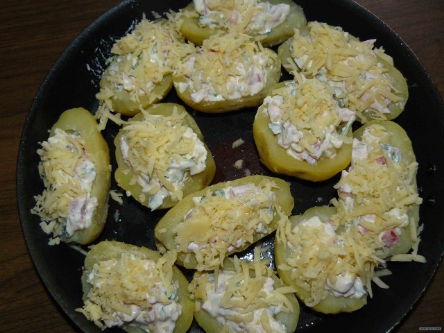 Картошки с начинкой
