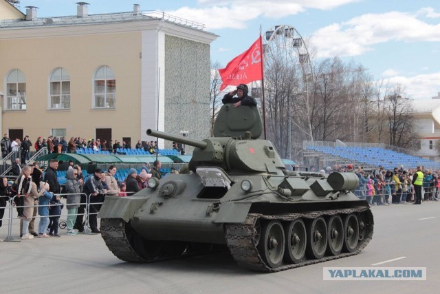 Фоторепортаж с  Парада Победы в Верхней Пышме