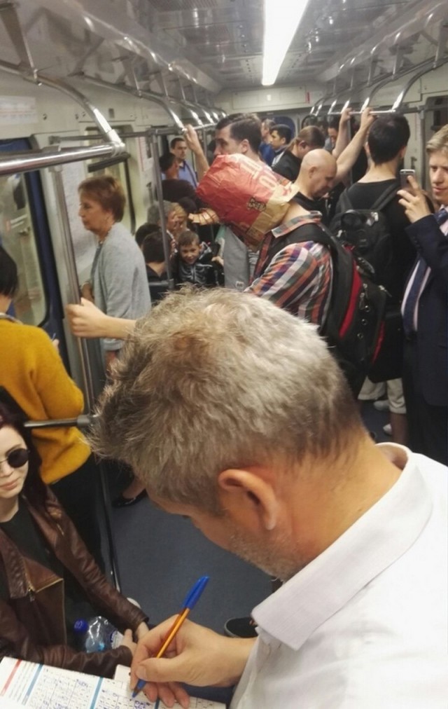 Модники из российского метрополитена