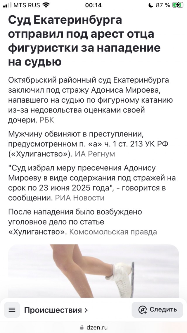 В Екатеринбурге буйный отец избил судью из-за проигрыша своей дочки на соревнованиях