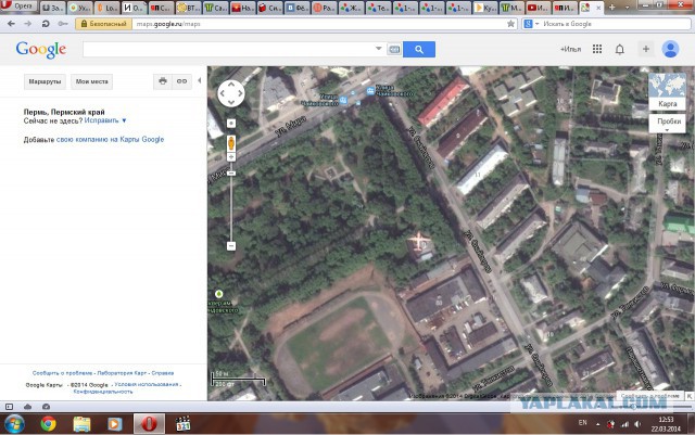 Интересности в Google Maps