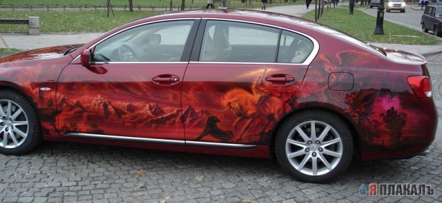 Аэрография автомобиля