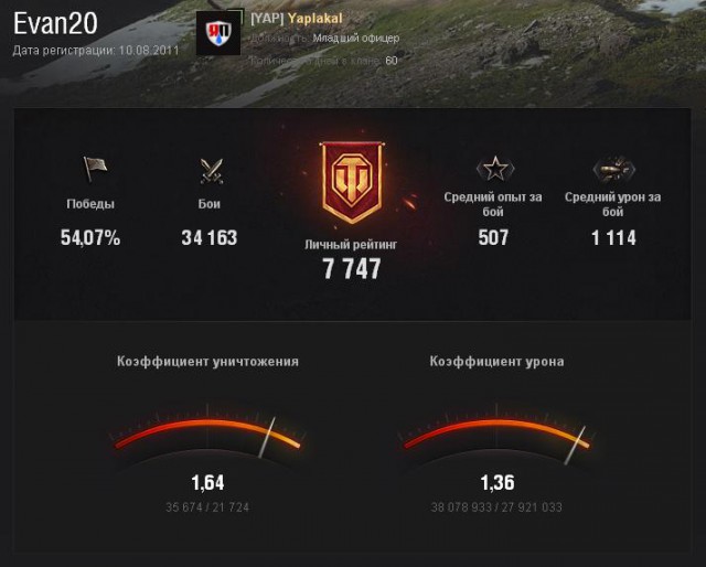 Немного про игроков WOT