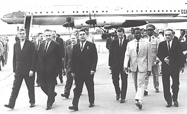 9 февраля 1961 года  Ил-18, на котором летел Леонид Брежнев был атакован истребителем ВВС Франции.