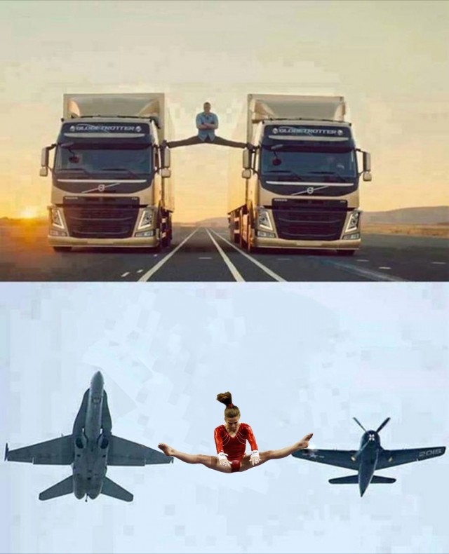 Фотожаба Гимнасточка