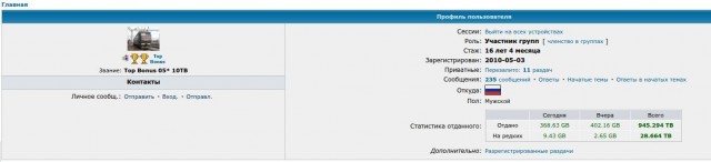 18 сентября - День Рождения Рутрекера
